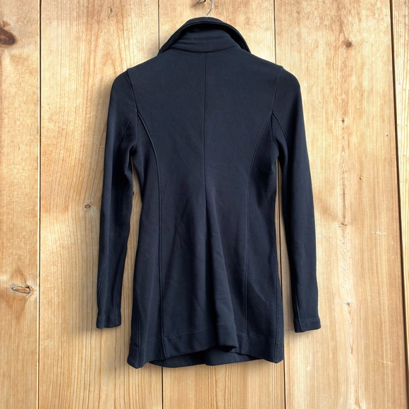 James Perse Double Breasted Black Coat Sz 1, Small - Picture 6 of 7